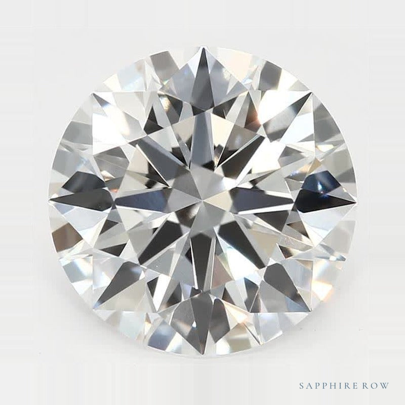 2.06 ct lab-grown diamond, round cut | Sapphire Row · cut7