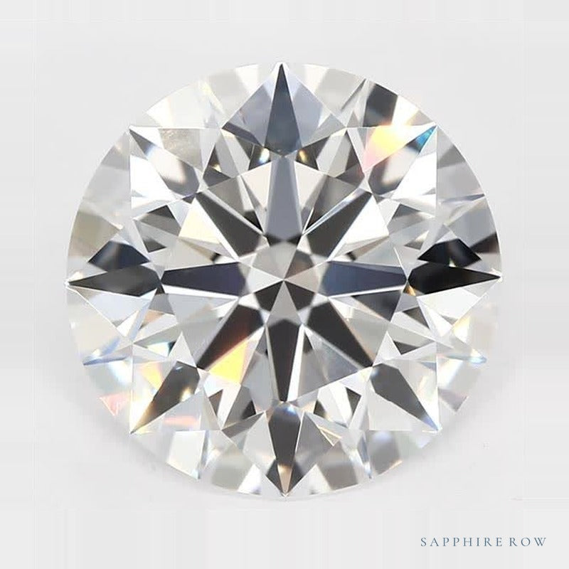 2.06 ct lab-grown diamond, round cut | Sapphire Row · cut7