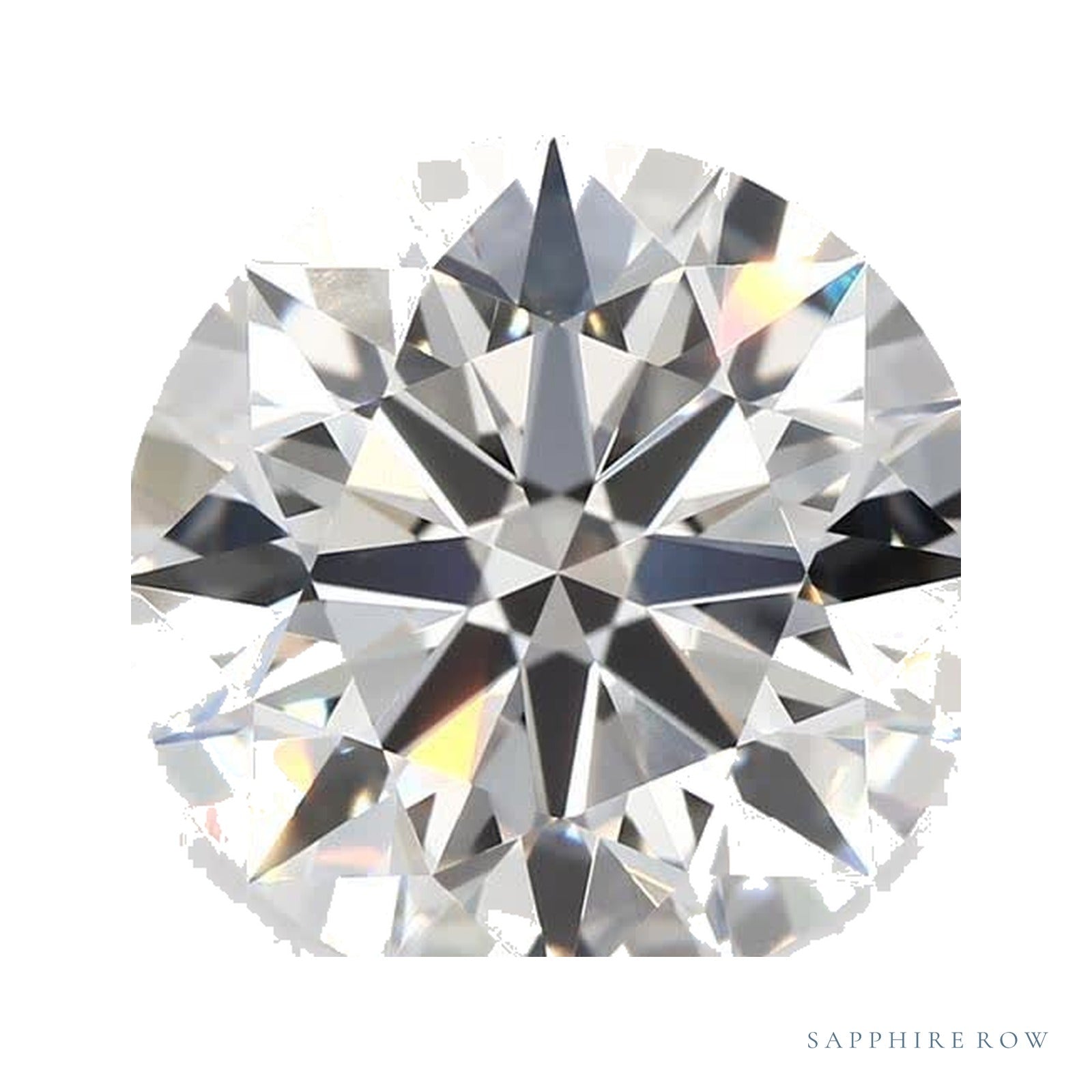 2.06 ct lab-grown diamond, round cut | Sapphire Row · cut4