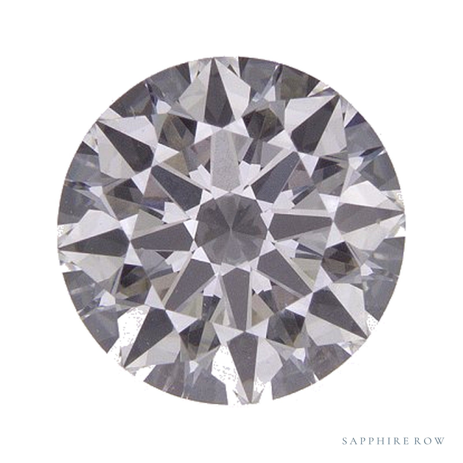2.06 ct lab-grown diamond, round cut | Sapphire Row · cut4