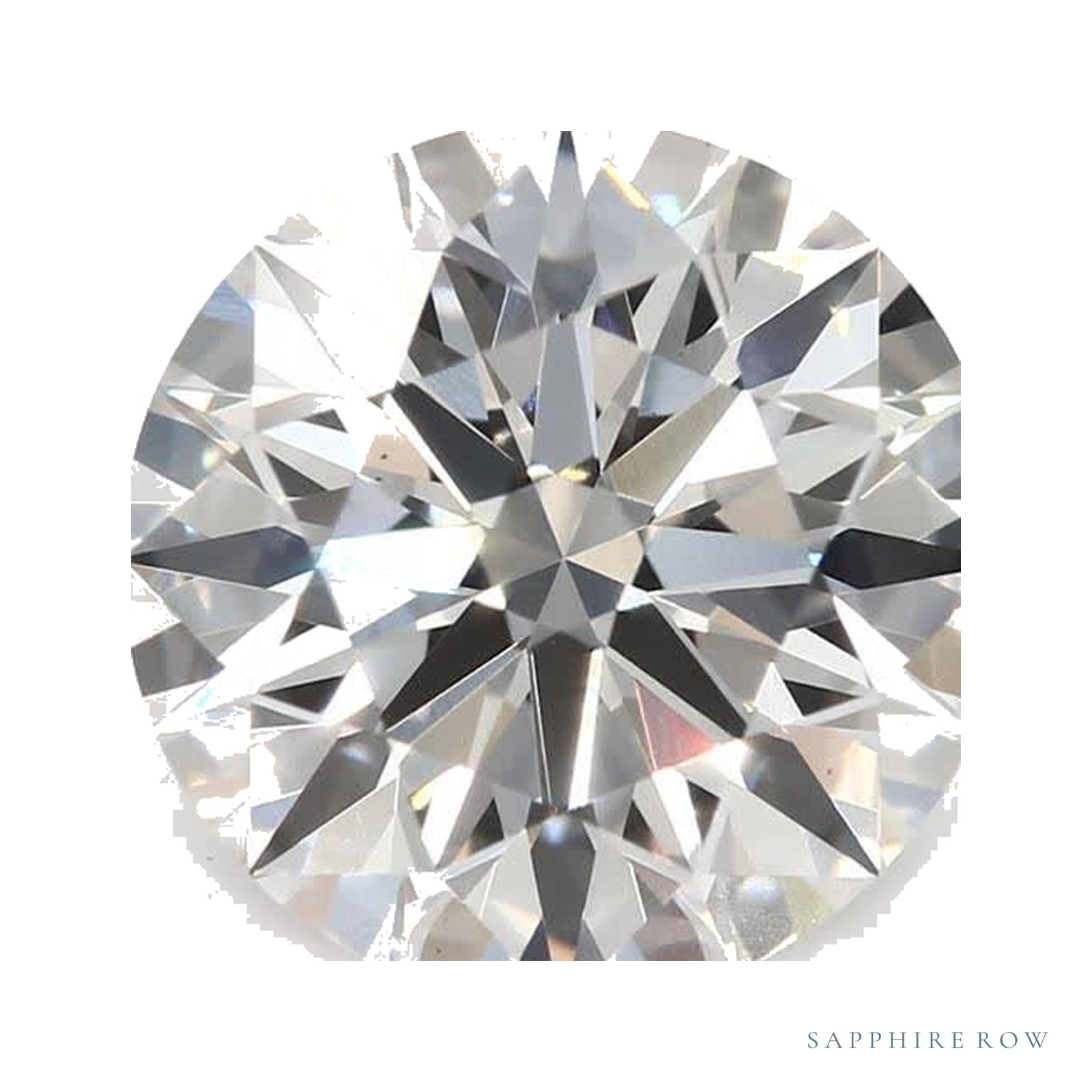 2.05 ct lab-grown diamond, round cut | Sapphire Row · cut4