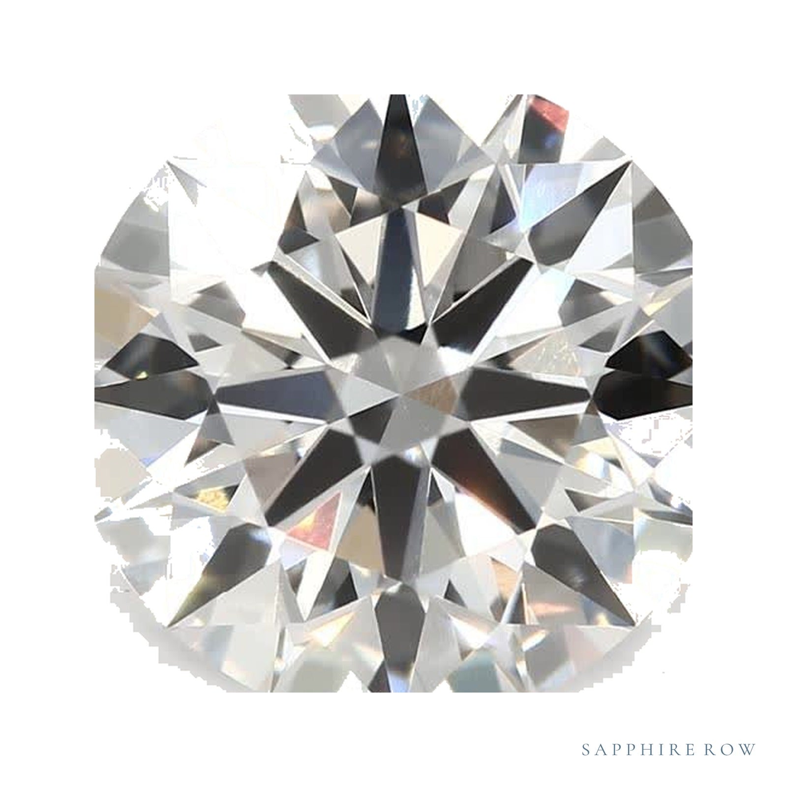 2.05 ct lab-grown diamond, round cut | Sapphire Row · cut4