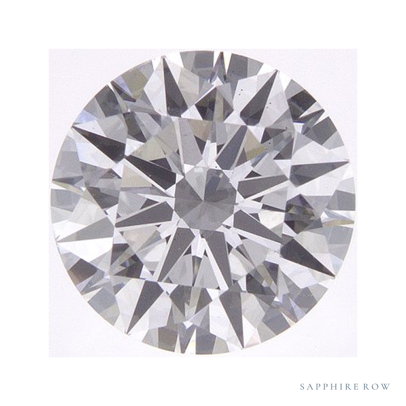 2.05 ct lab-grown diamond, round cut | Sapphire Row