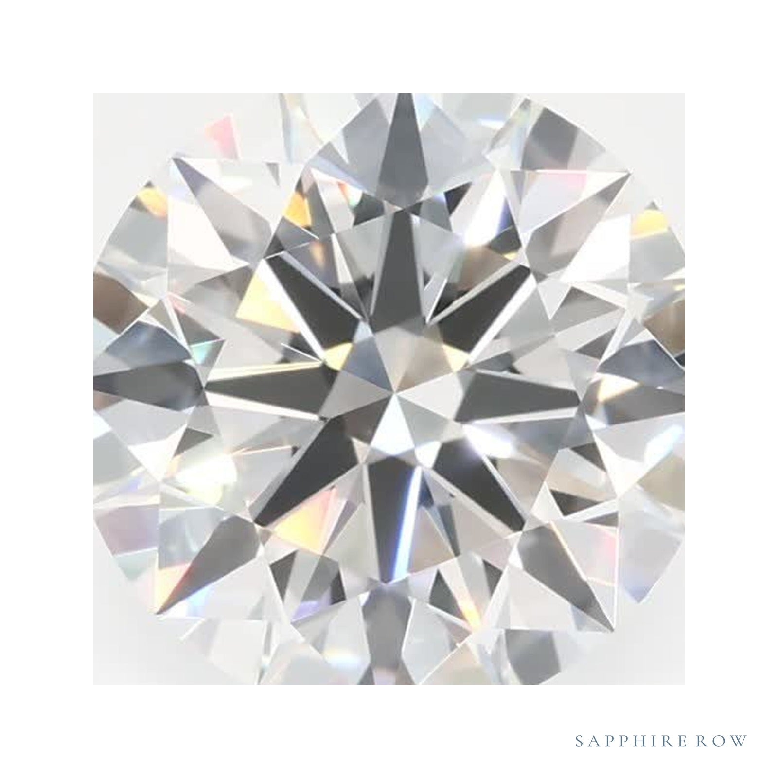 2.04 ct Round Lab-Grown Diamond – F VVS2 — Sapphire Row · cut · cut2 · cut3 · cut4