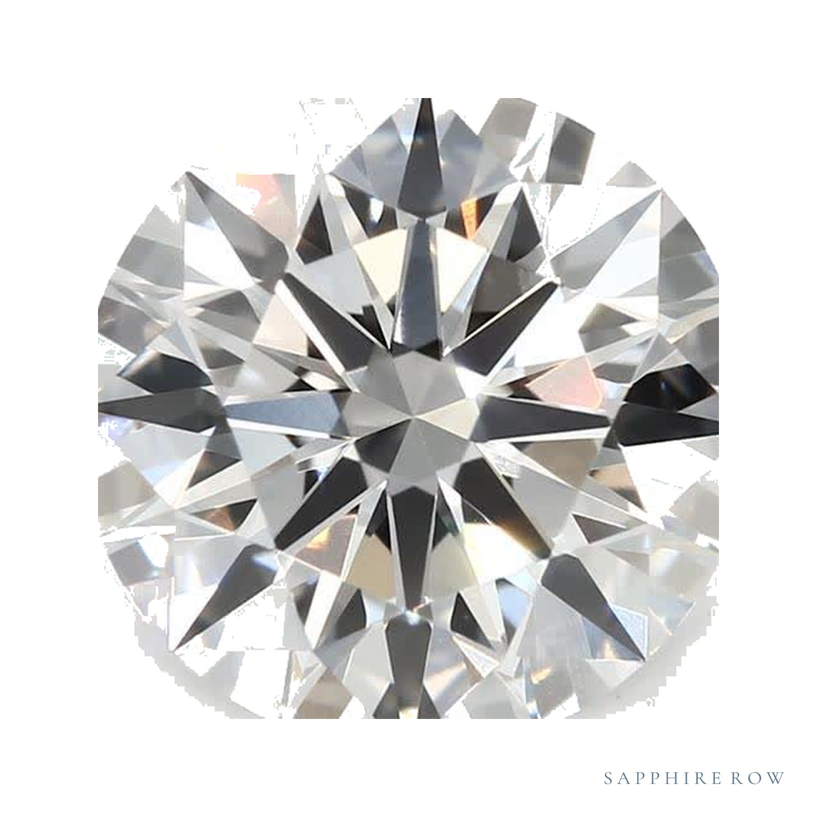 2.04 ct lab-grown diamond, round cut | Sapphire Row · cut4