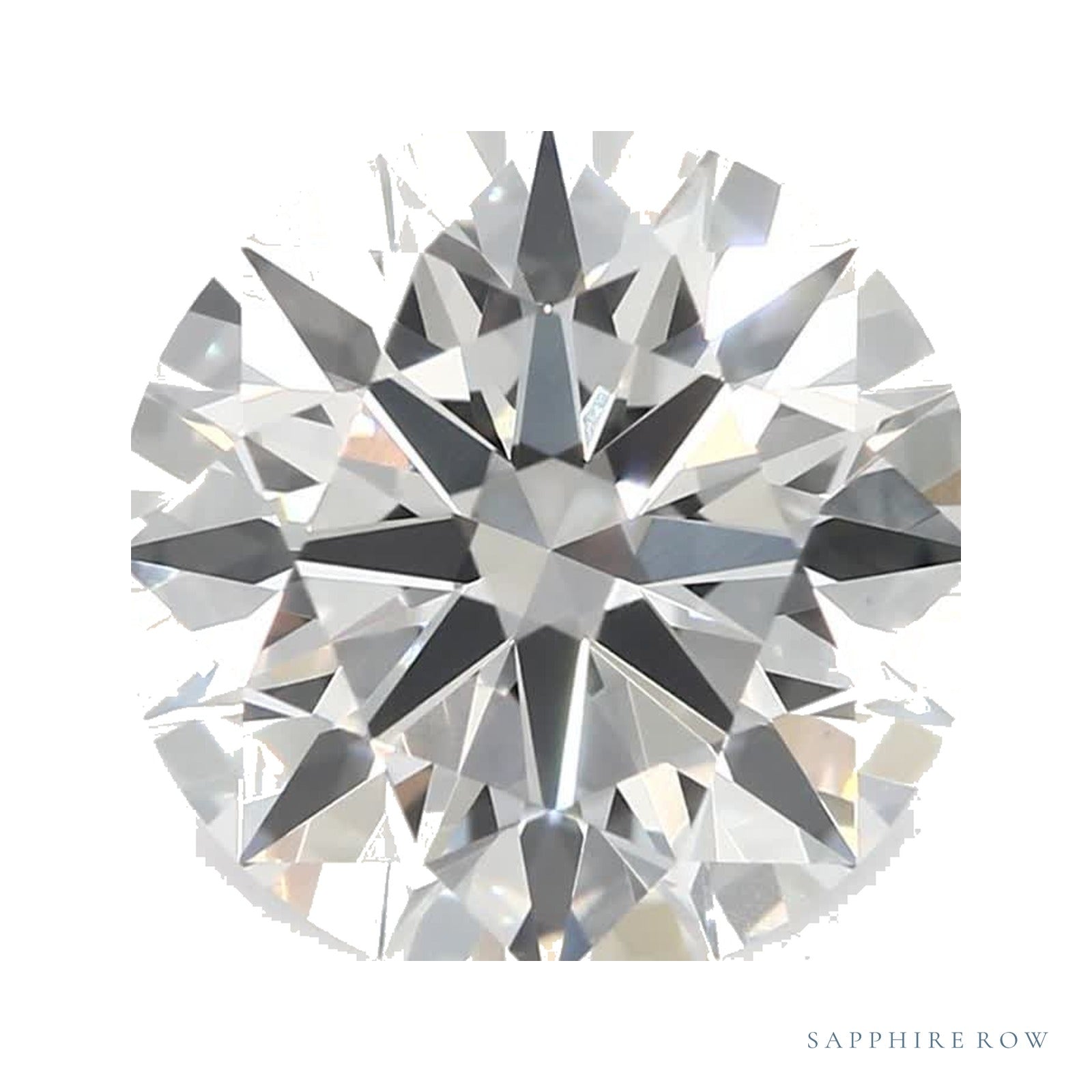 2.04 ct lab-grown diamond, round cut | Sapphire Row · cut4