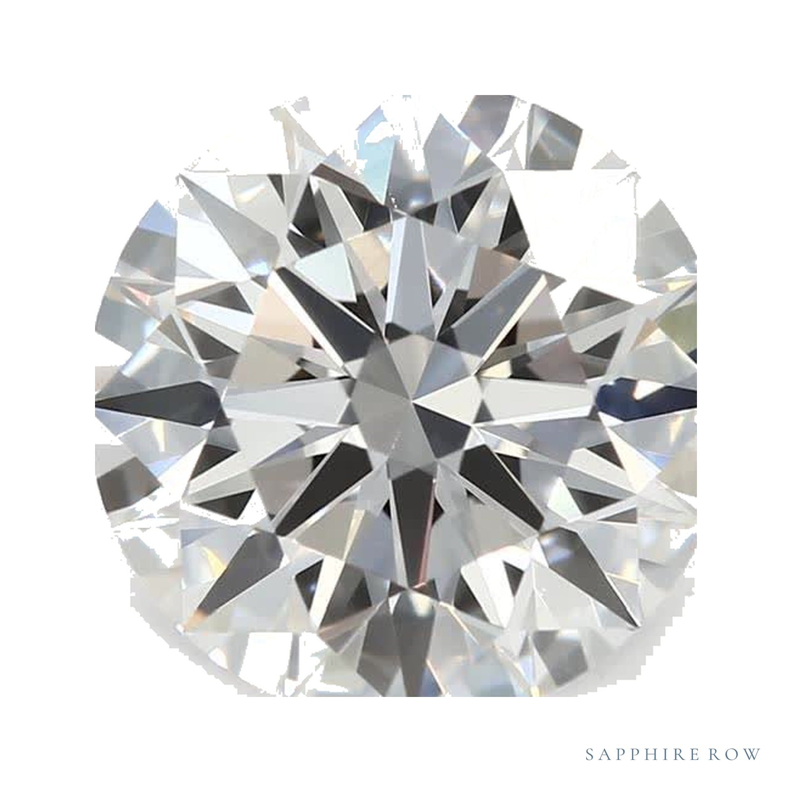 2.04 ct lab-grown diamond, round cut | Sapphire Row · cut4