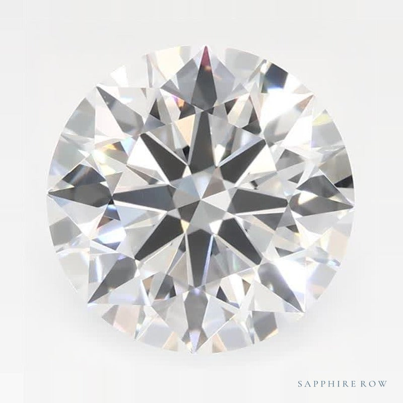 2.03 ct lab-grown diamond, round cut | Sapphire Row · cut7