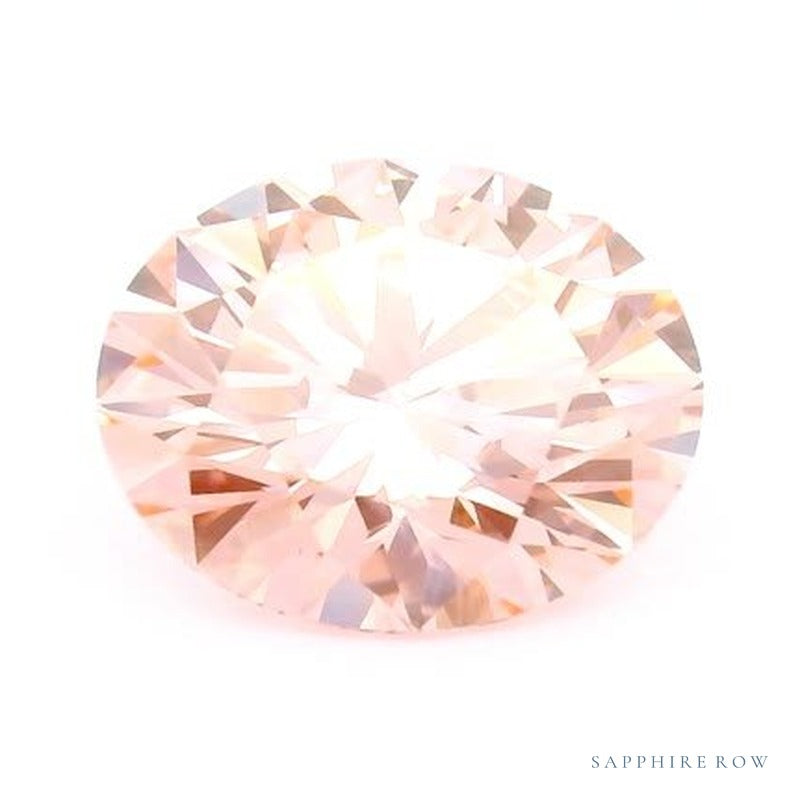 2.03 ct lab-grown fancy vivid pink diamond, round cut | Sapphire Row · cut7