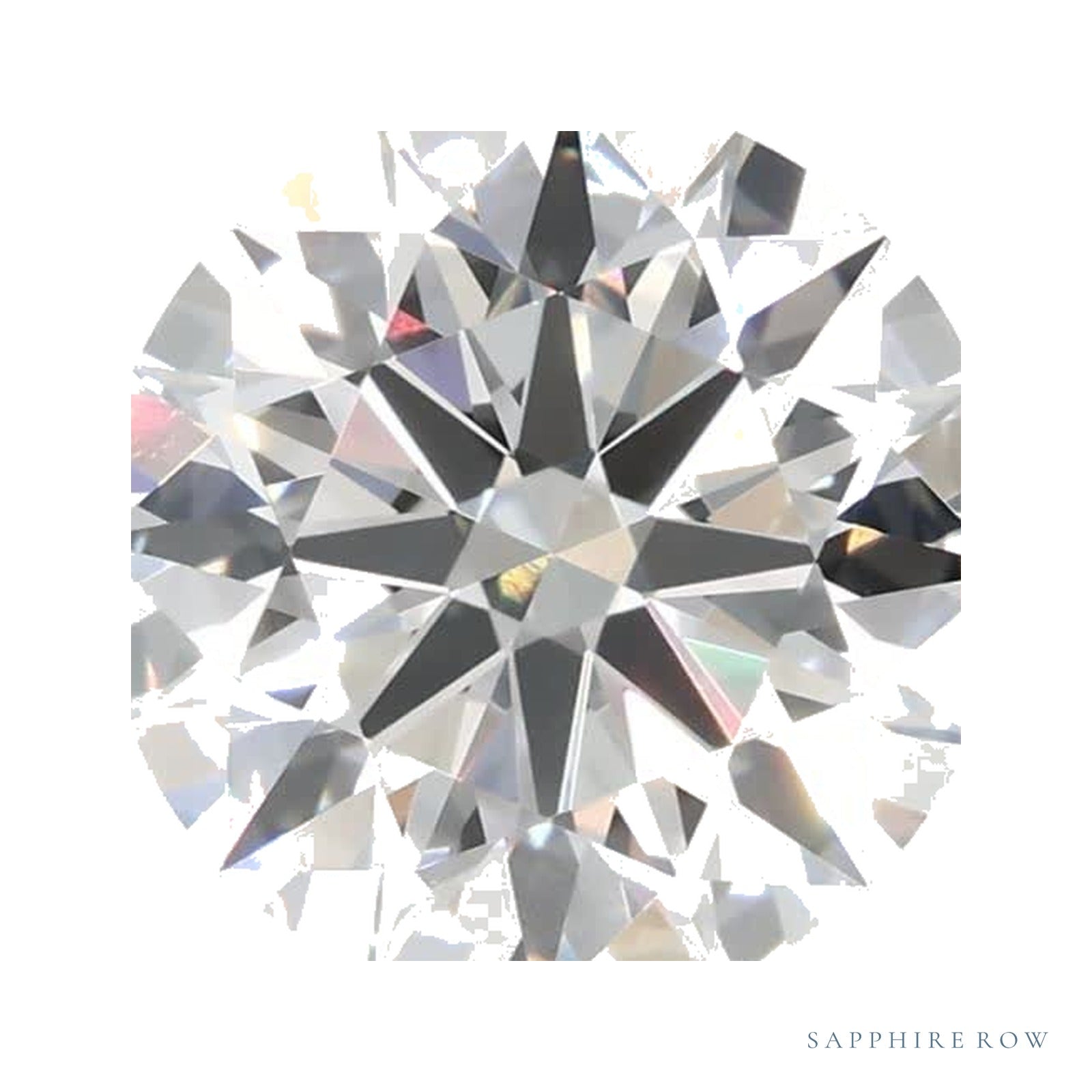 2.03 ct lab-grown diamond, round cut | Sapphire Row · cut4