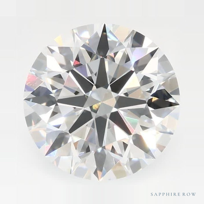 2.03 ct lab-grown diamond, round cut | Sapphire Row · cut7