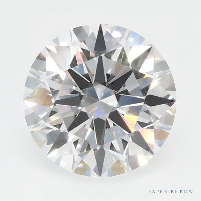 2.03 ct lab-grown diamond, round cut | Sapphire Row · cut7