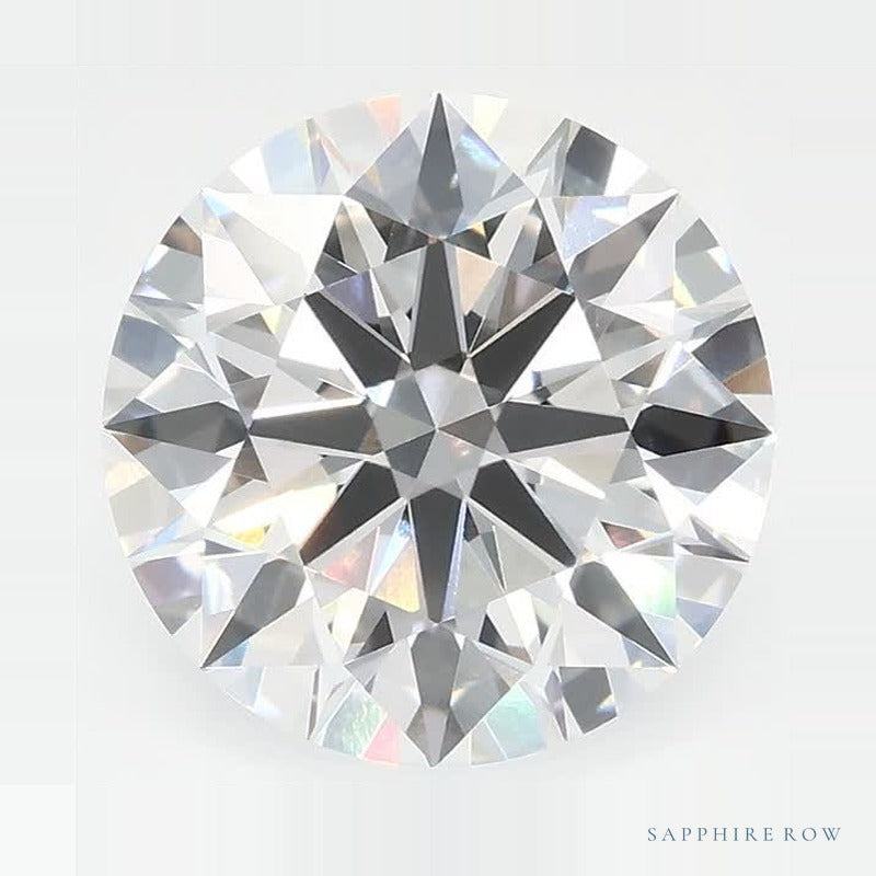 2.02 ct lab-grown diamond, round cut | Sapphire Row · cut7