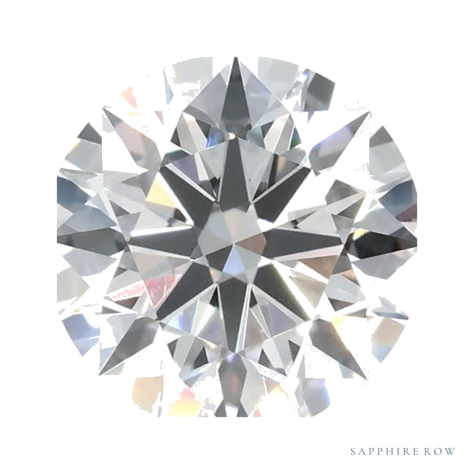 2.02 ct lab-grown diamond, round cut | Sapphire Row · cut4