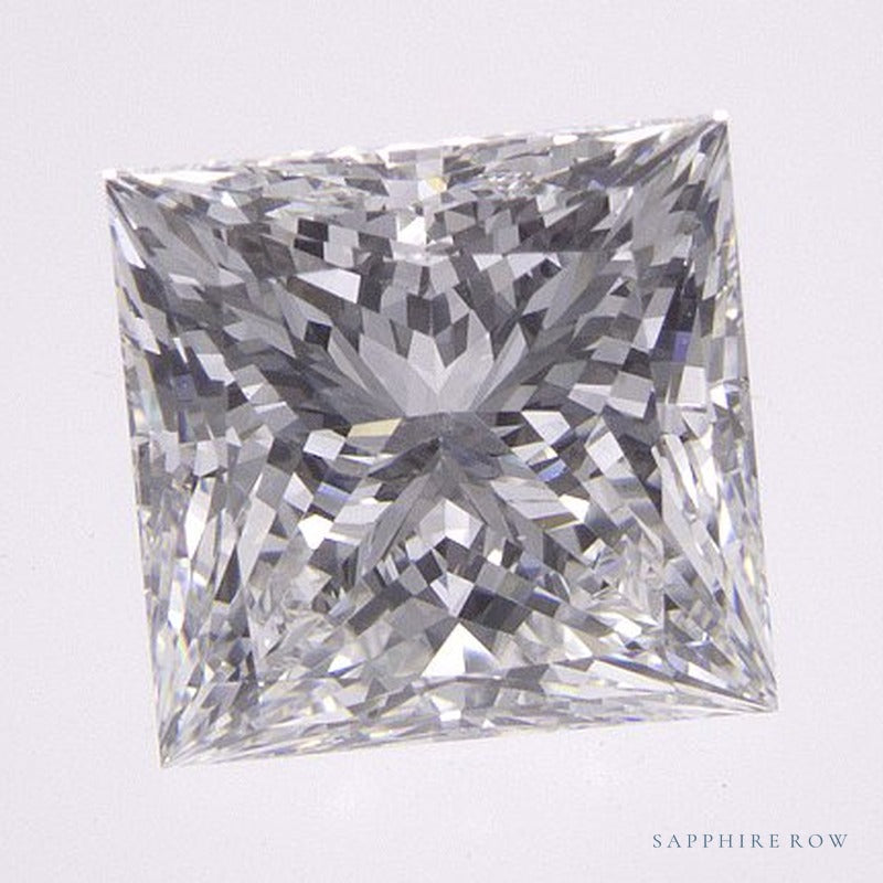 2.02 ct Square Lab-Grown Diamond – D VVS2 — Sapphire Row · cut · cut7