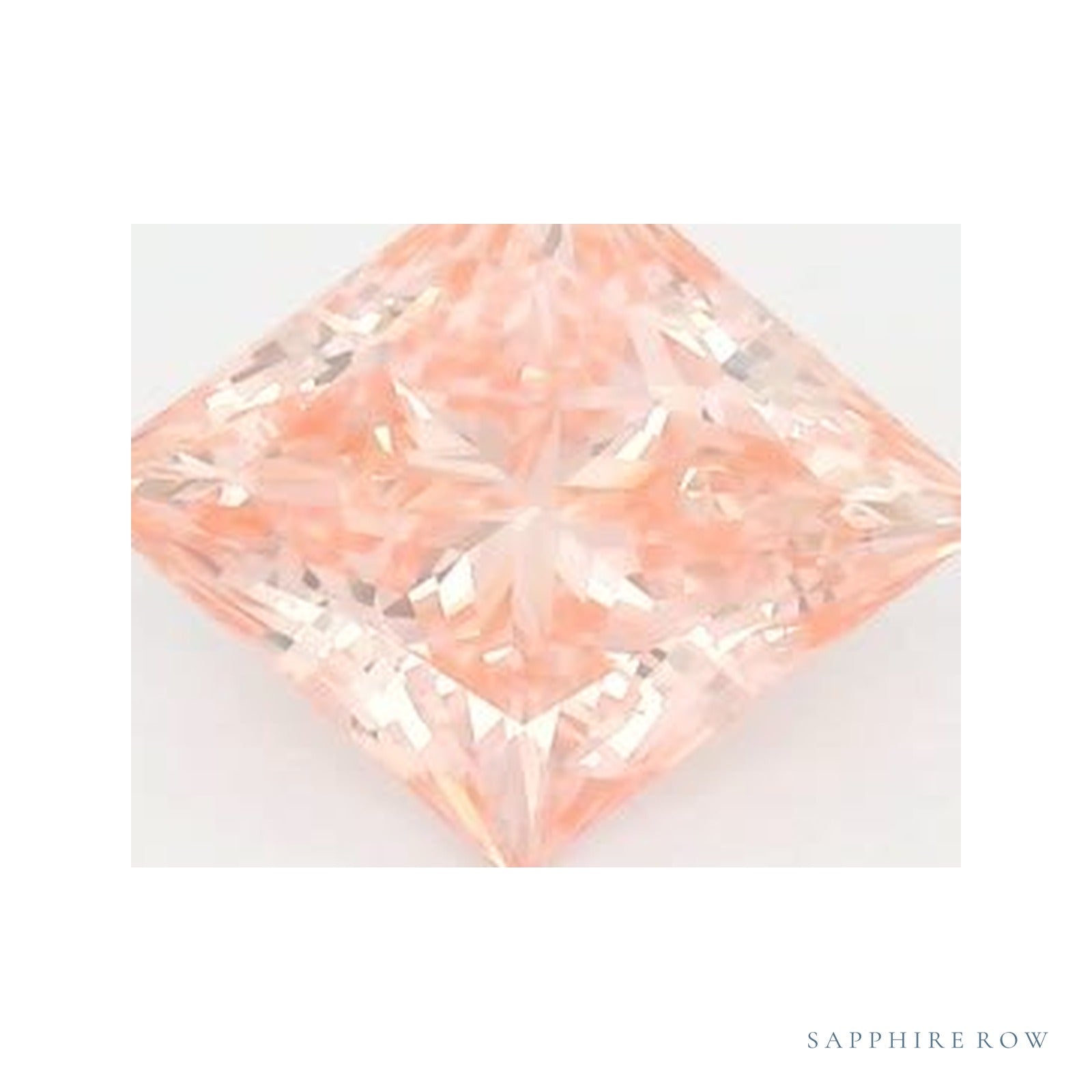 2.01 ct Square Lab-Grown Diamond – Fa VVS2 — Sapphire Row · cut · cut2 · cut3 · cut4