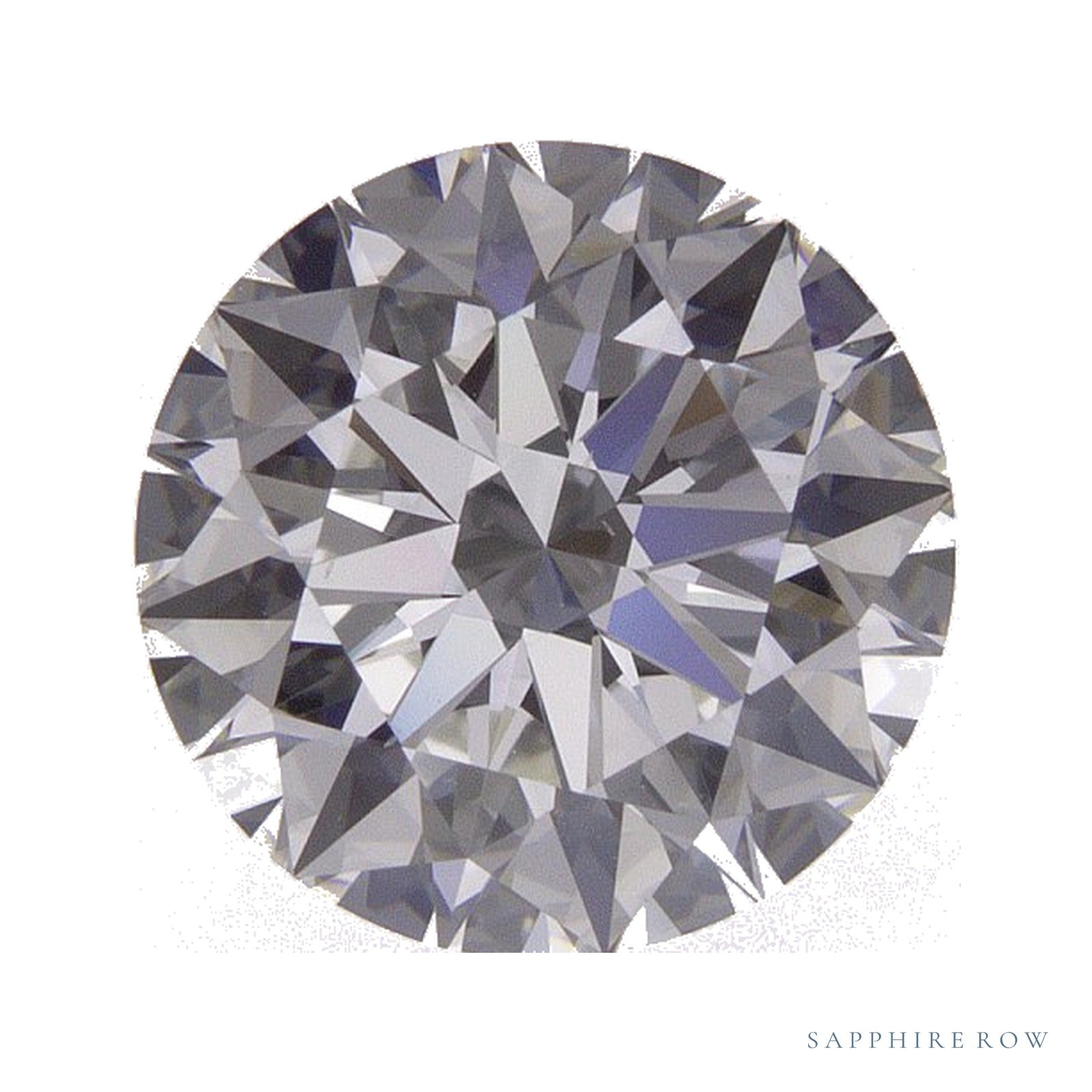2.00 ct natural diamond, round cut | Sapphire Row · cut4