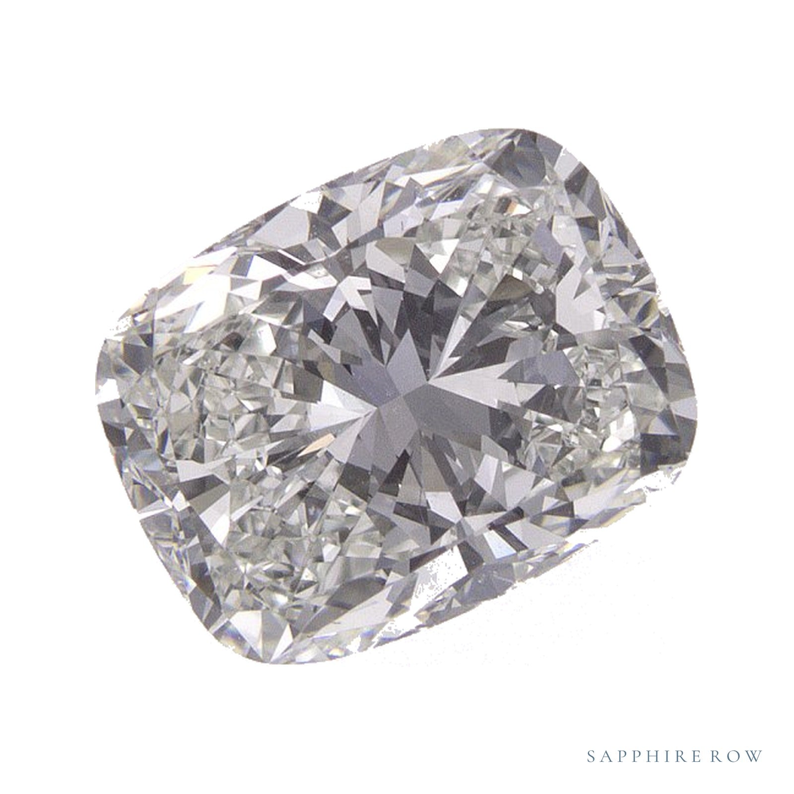 2.00 ct Elongated Cushion Natural Diamond – H VS2 — Sapphire Row · cut · cut2 · cut3 · cut4