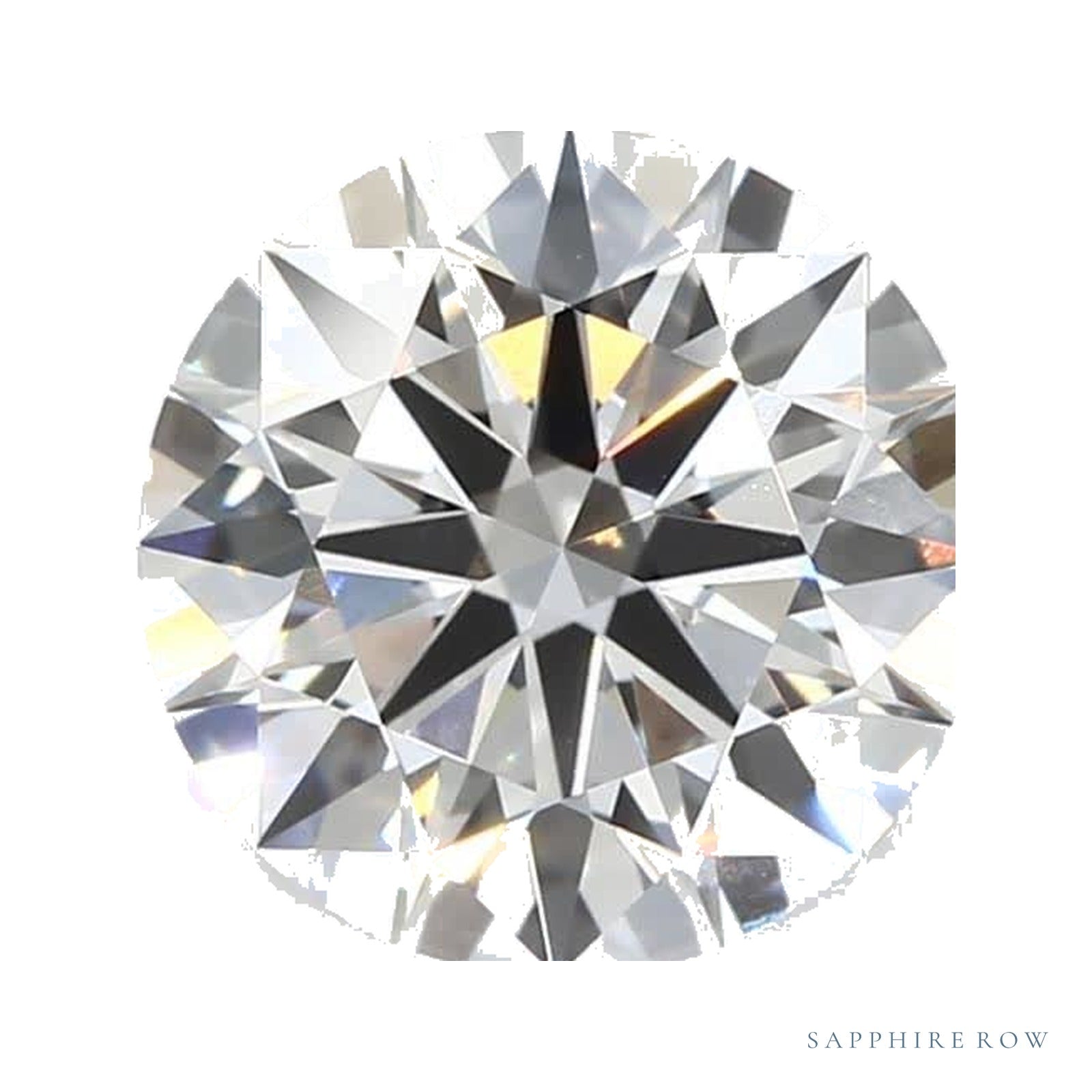 1.99 ct lab-grown diamond, round cut | Sapphire Row · cut4
