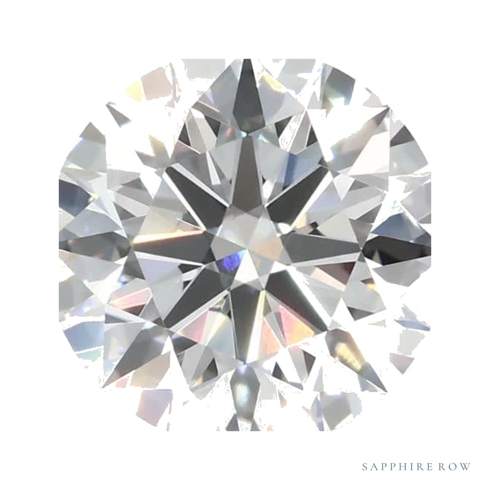 1.99 ct lab-grown diamond, round cut | Sapphire Row · cut4
