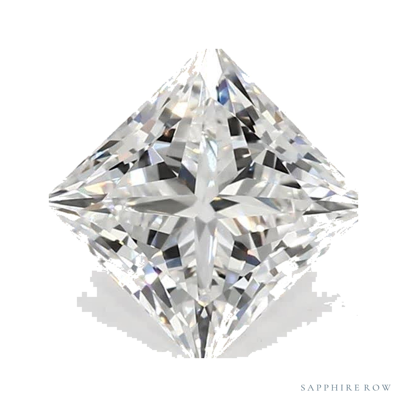 1.96 ct Square Lab-Grown Diamond – D VVS2 — Sapphire Row · cut · cut2 · cut3 · cut4