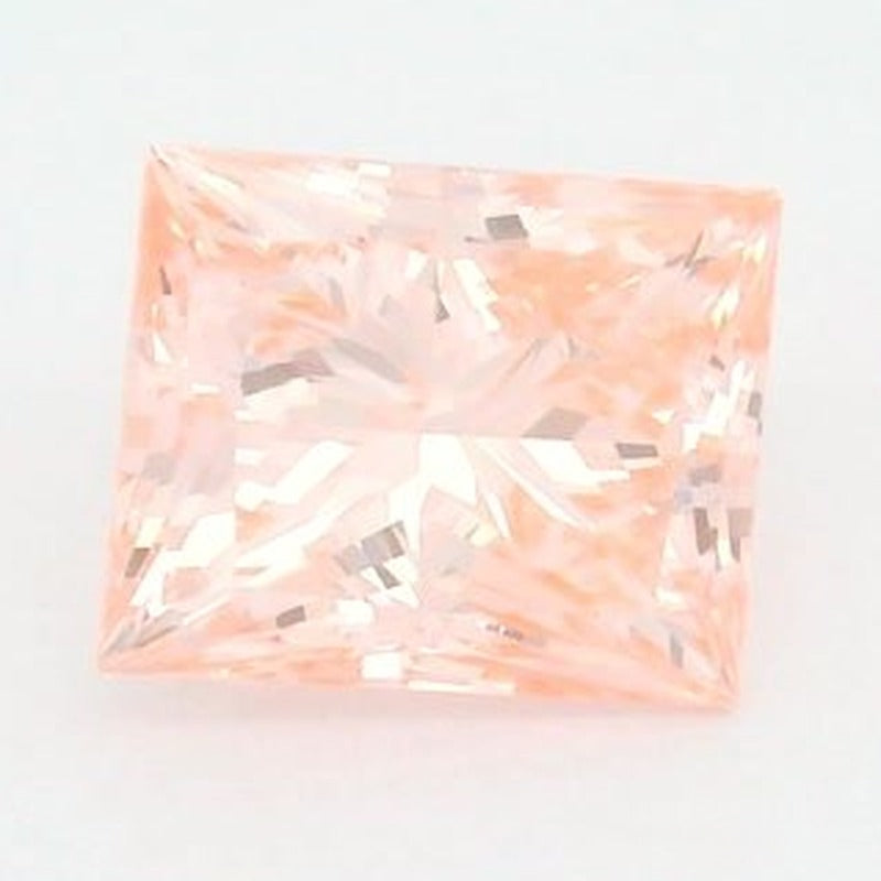 1.95 ct lab-grown fancy intense pink diamond, square cut | Sapphire Row · cut7