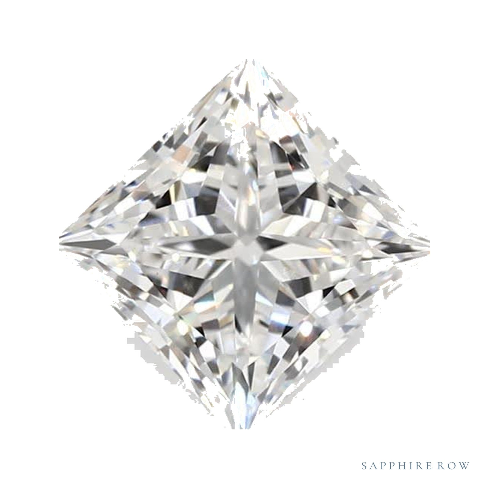 1.93 ct Square Lab-Grown Diamond – D VVS2 — Sapphire Row · cut · cut2 · cut3 · cut4