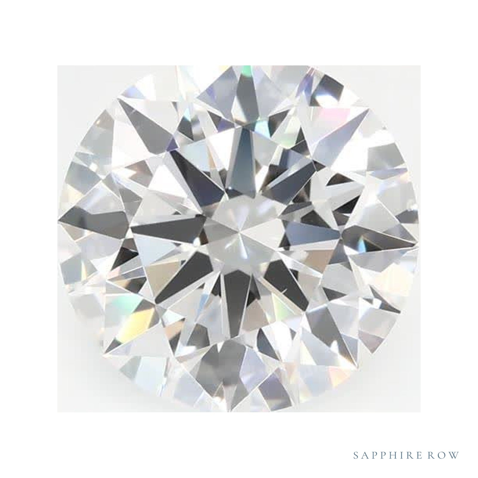 1.92 ct lab-grown diamond, round cut | Sapphire Row · cut4