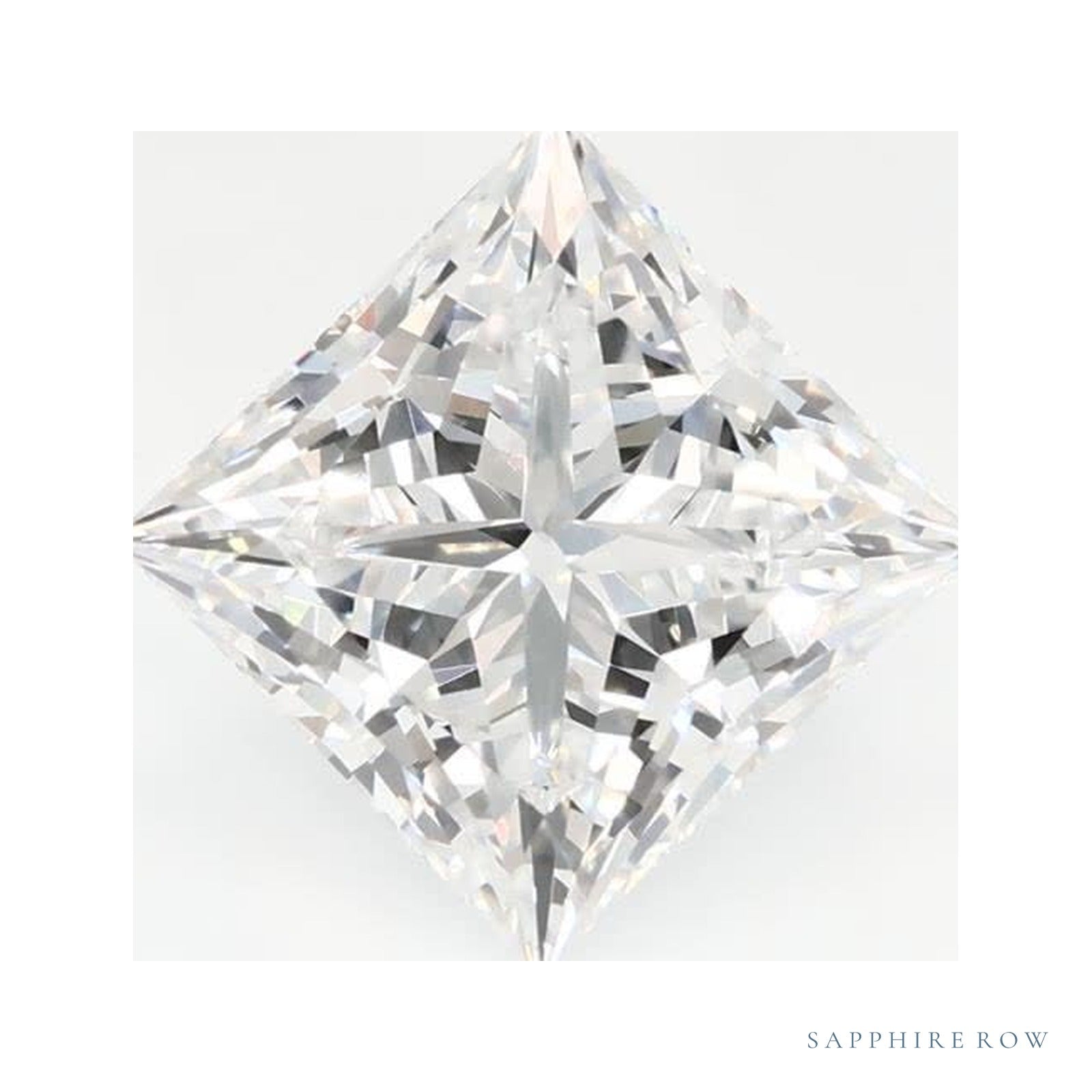 1.91 ct lab-grown diamond, square cut | Sapphire Row · cut4