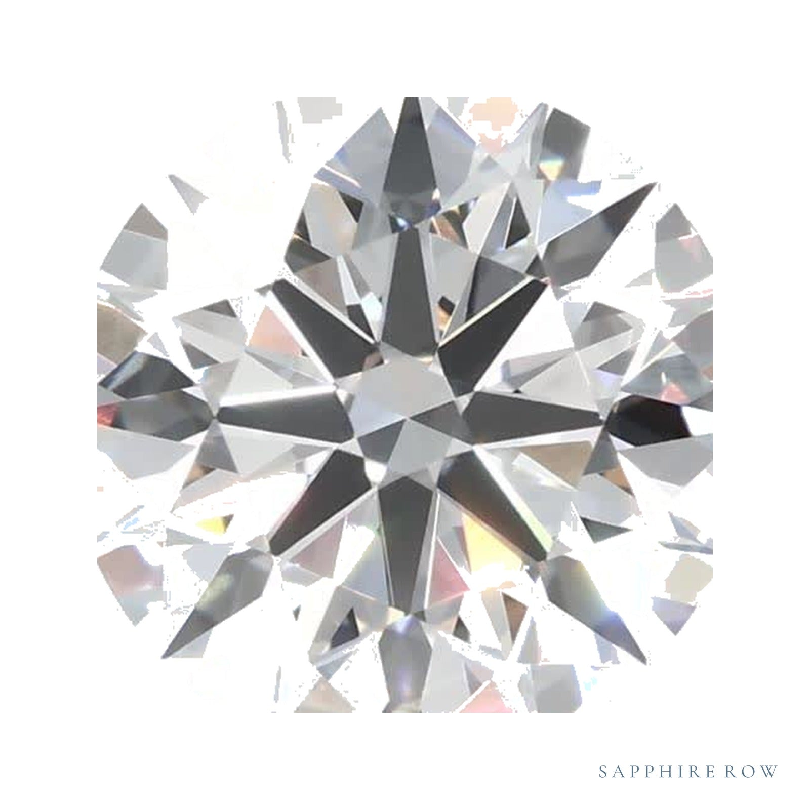 1.90 ct Round Lab-Grown Diamond – D VVS2 — Sapphire Row · cut · cut2 · cut4