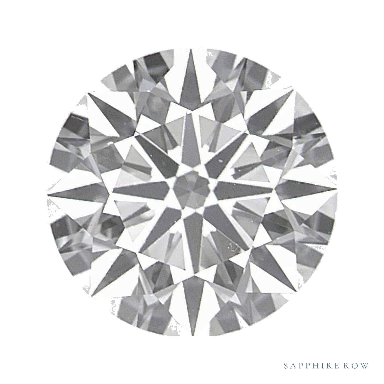 1.90 ct lab-grown diamond, round cut | Sapphire Row · cut4