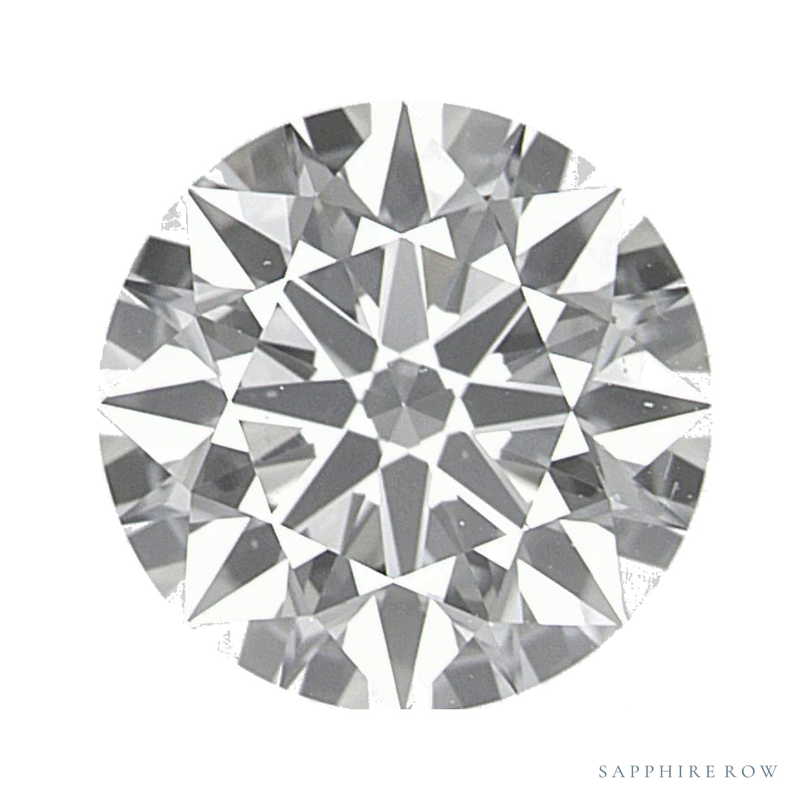 1.90 ct Round Lab-Grown Diamond – E VS1 — Sapphire Row · cut · cut3 · cut4
