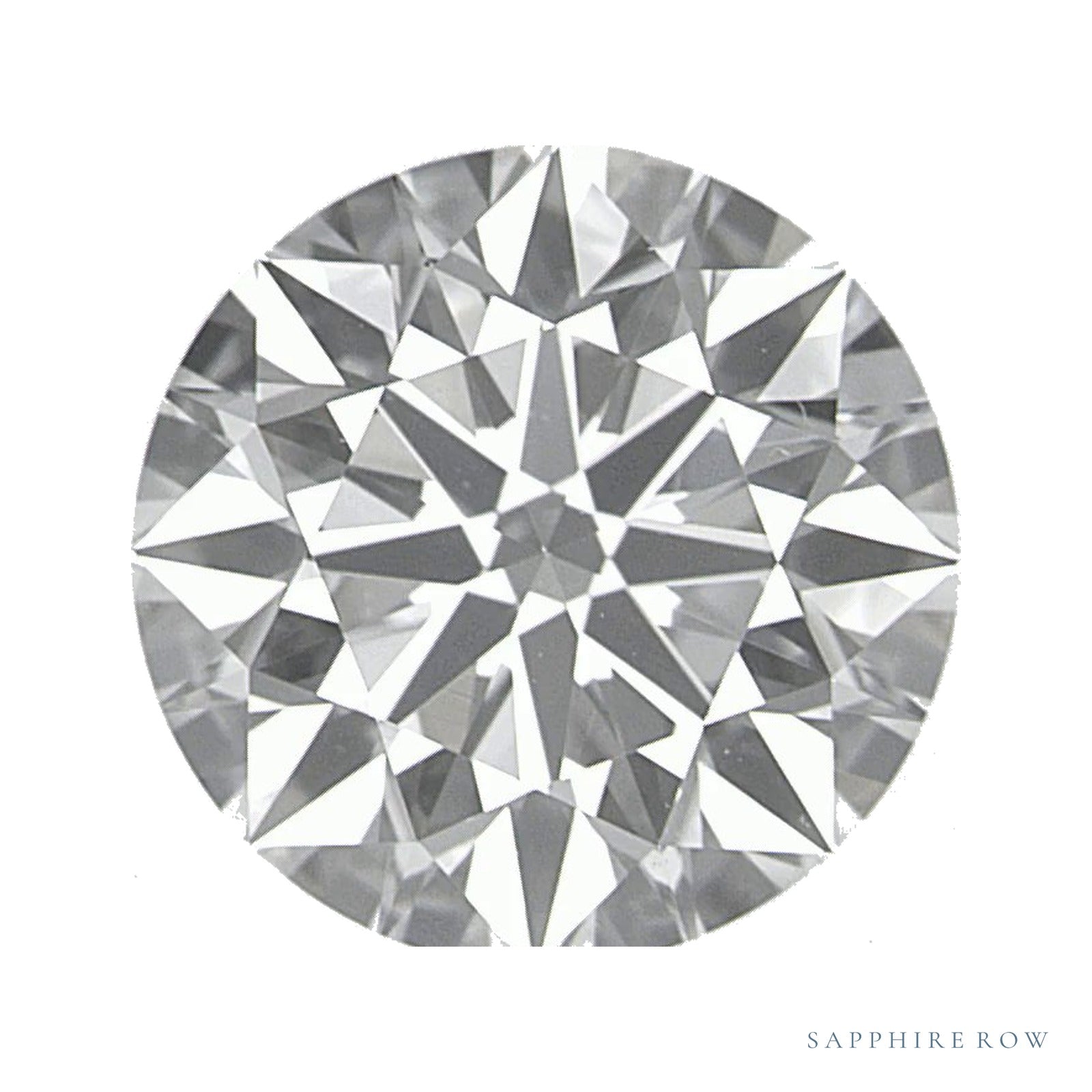 1.90 ct Round Lab-Grown Diamond – E VS1 — Sapphire Row · cut · cut3 · cut4