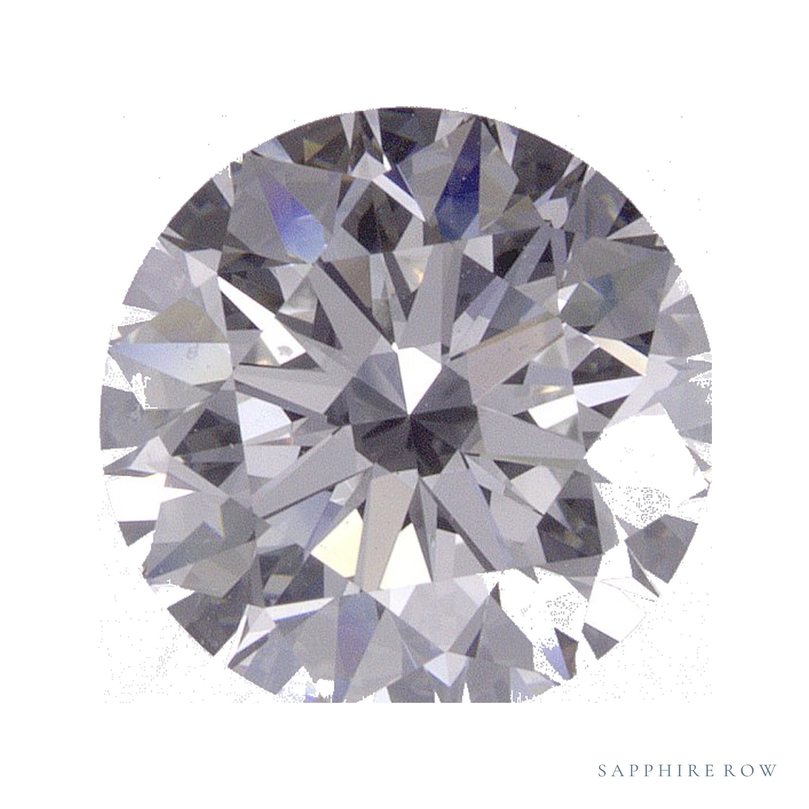 1.90 ct Round Lab-Grown Diamond – E VS1 — Sapphire Row · cut · cut3 · cut4