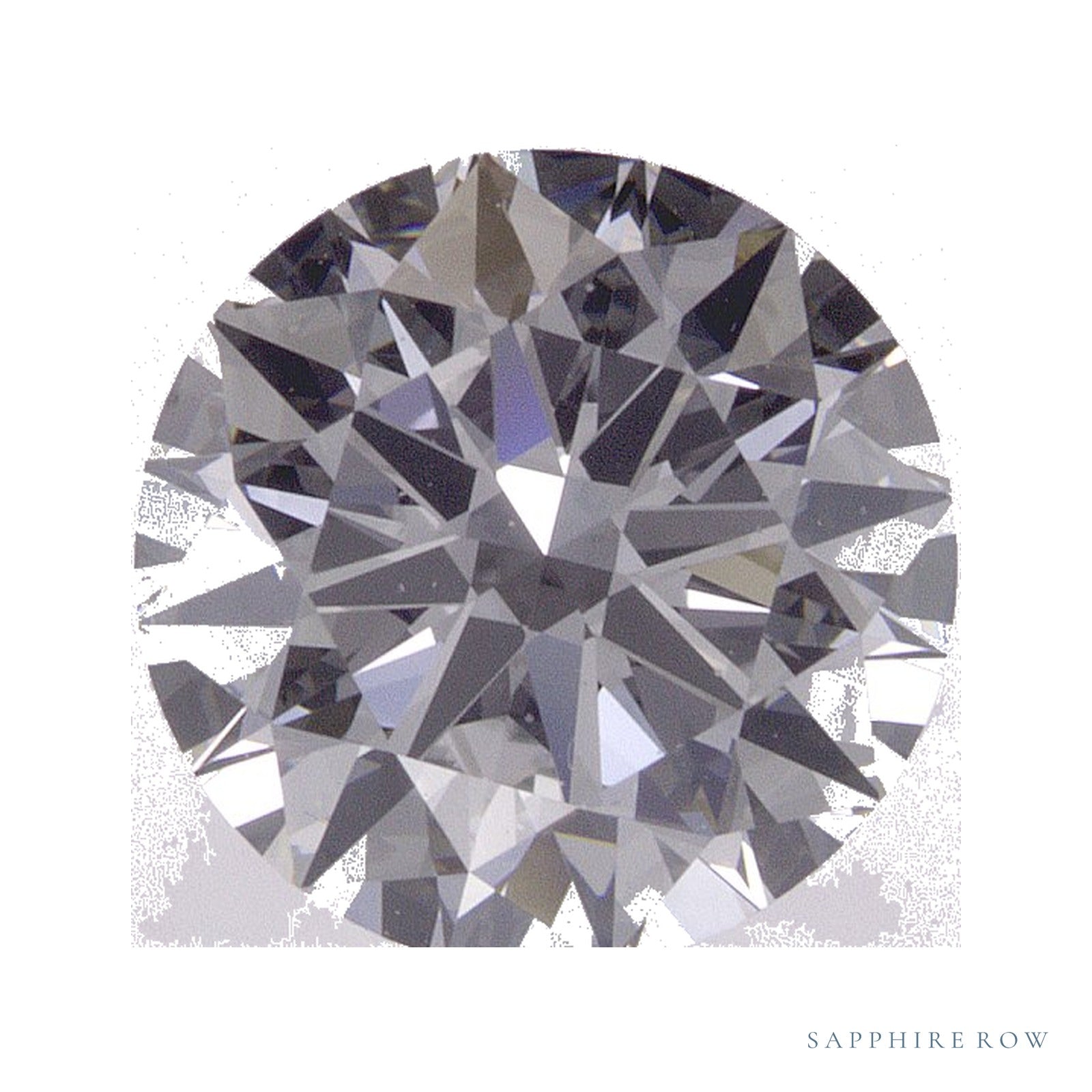 1.90 ct lab-grown diamond, round cut | Sapphire Row · cut4