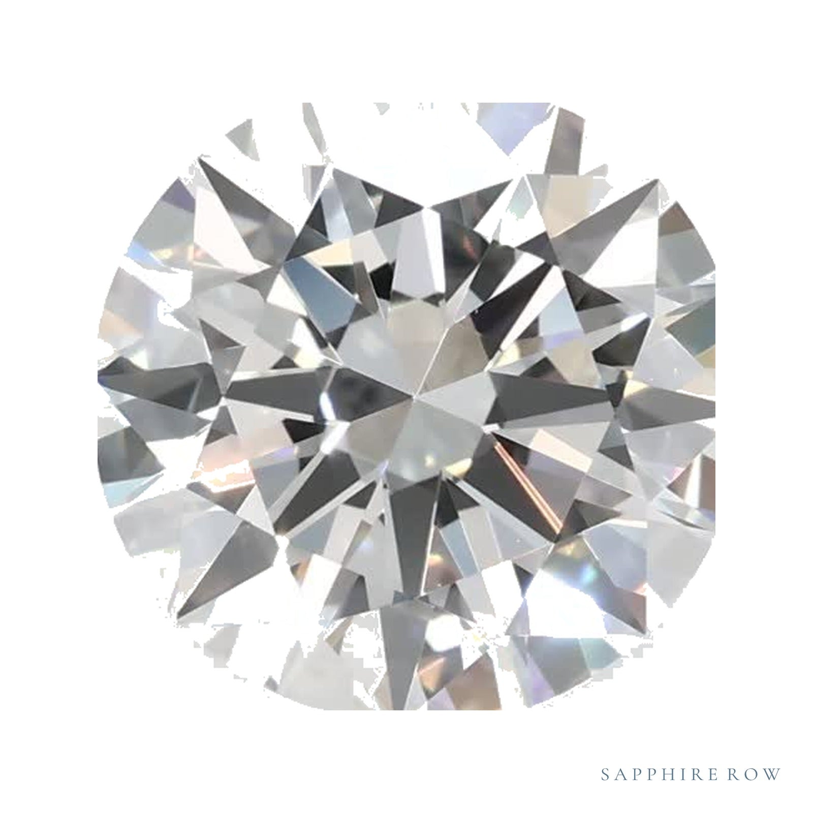 1.90 ct lab-grown diamond, round cut | Sapphire Row · cut4