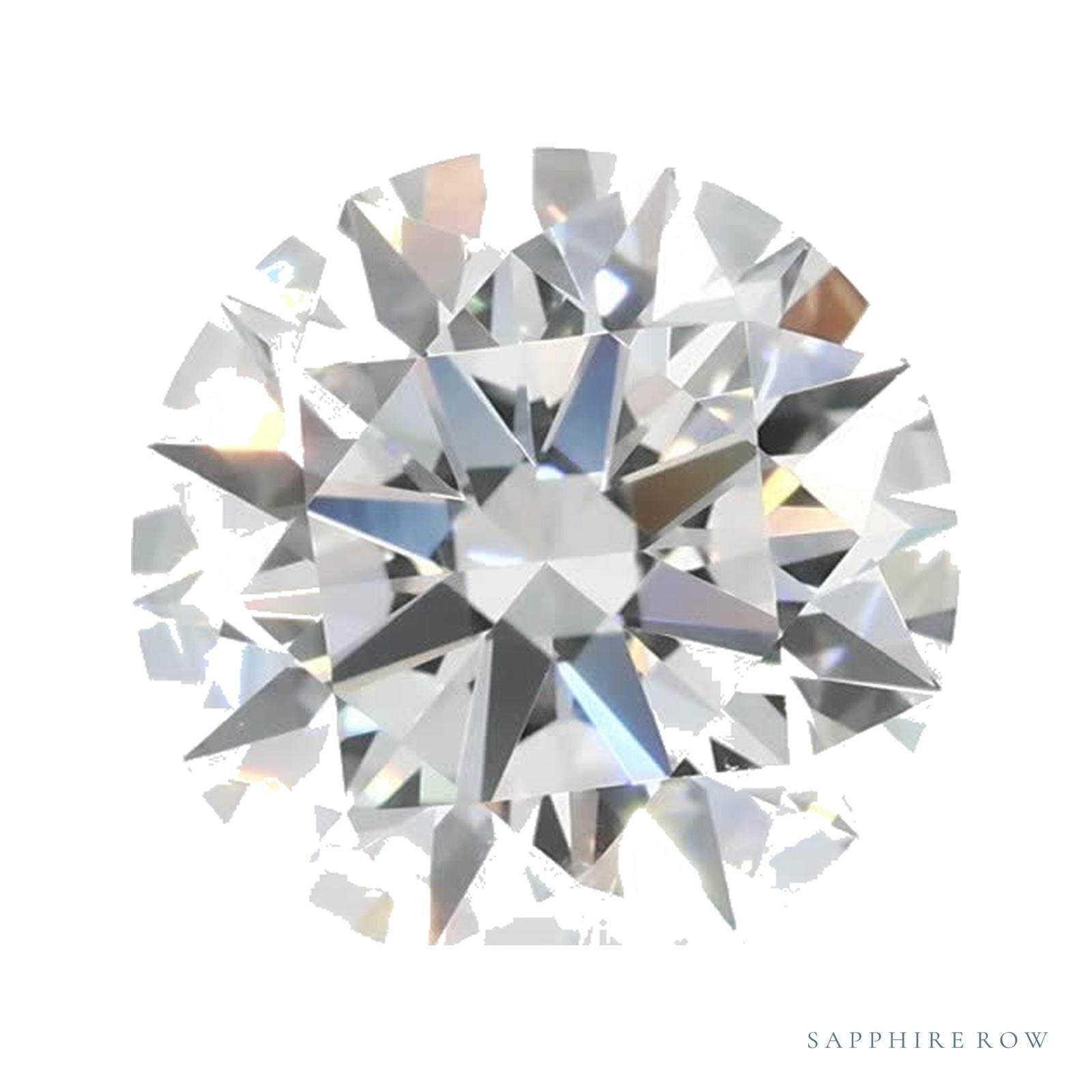 1.89 ct Round Lab-Grown Diamond – E VS1 — Sapphire Row · cut · cut3 · cut4