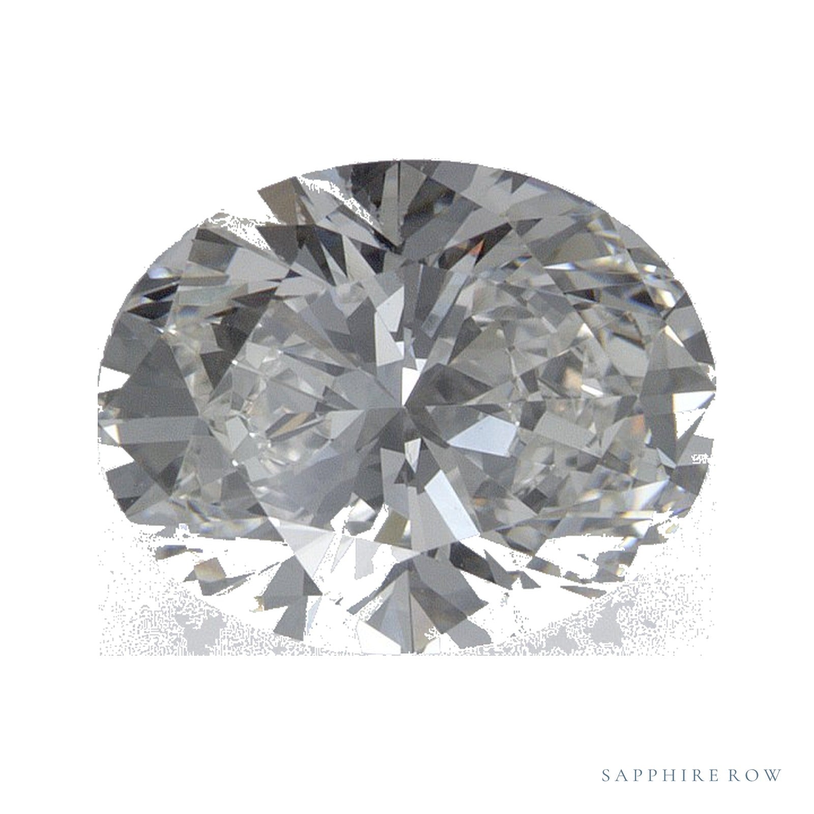 1.88 ct Oval Lab-Grown Diamond – E VVS2 — Sapphire Row · cut · cut3 · cut4
