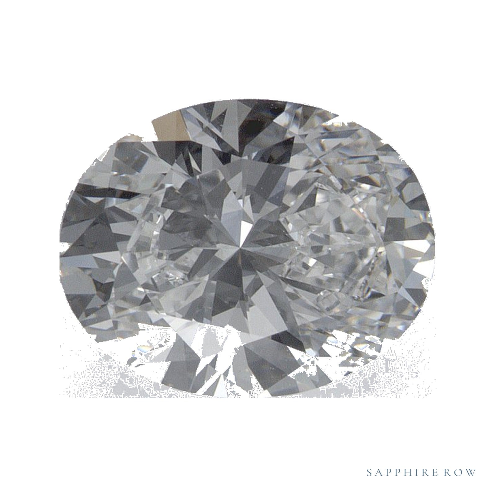 1.87 ct Oval Lab-Grown Diamond – D VVS2 — Sapphire Row · cut · cut3 · cut4