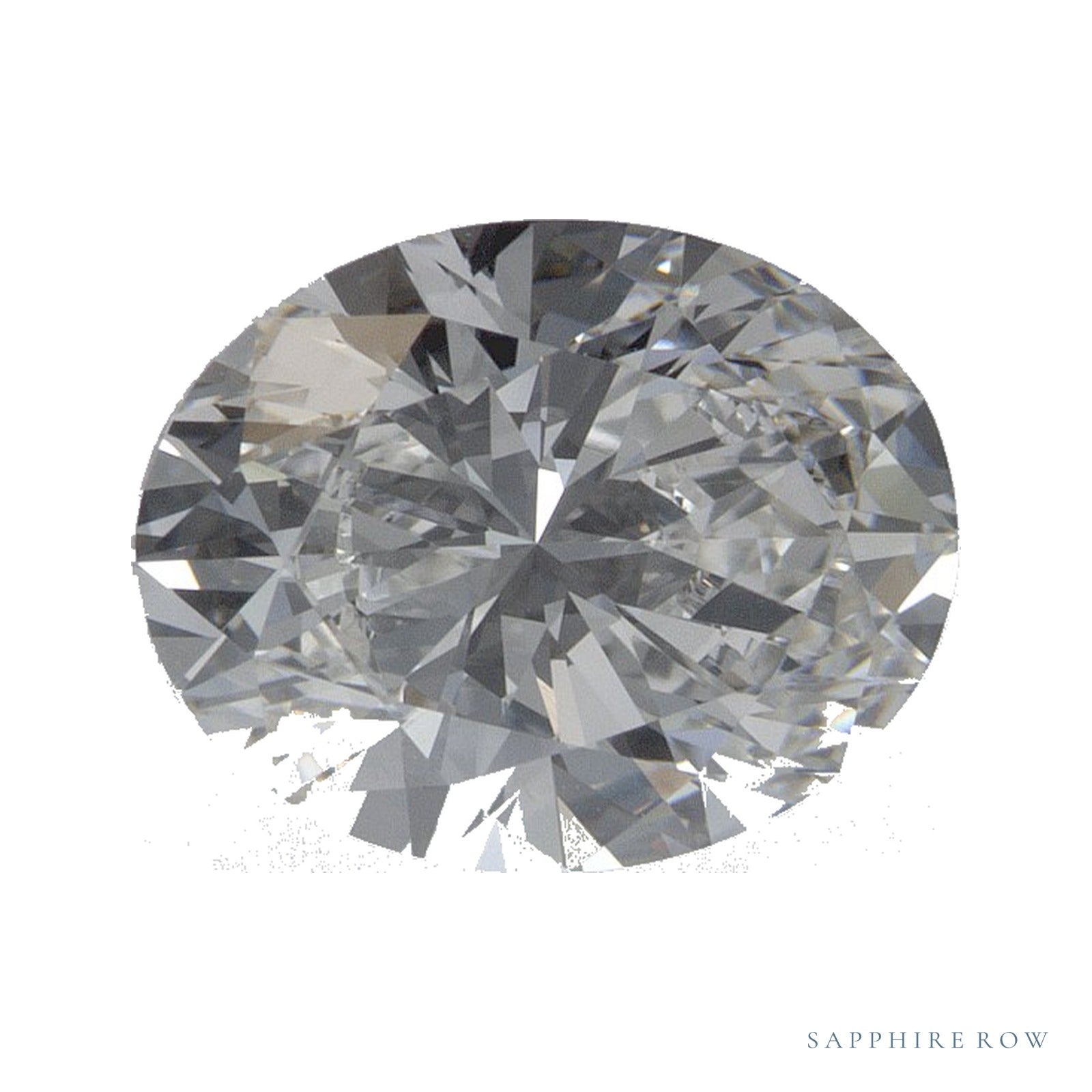 1.87 ct Oval Lab-Grown Diamond – E VVS2 — Sapphire Row · cut · cut3 · cut4
