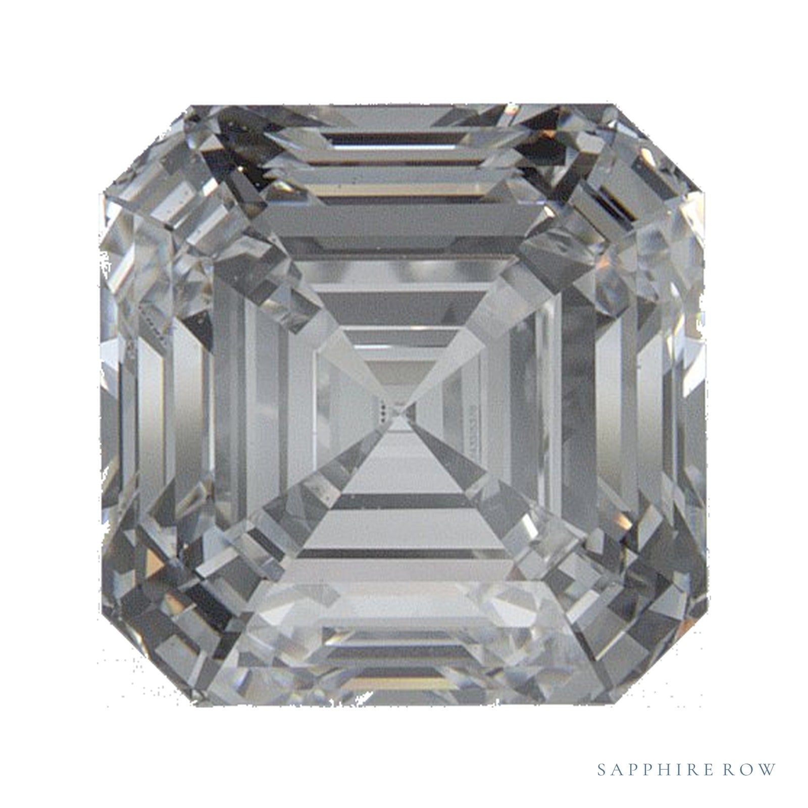 1.87 ct lab-grown diamond, asscher cut | Sapphire Row · cut4