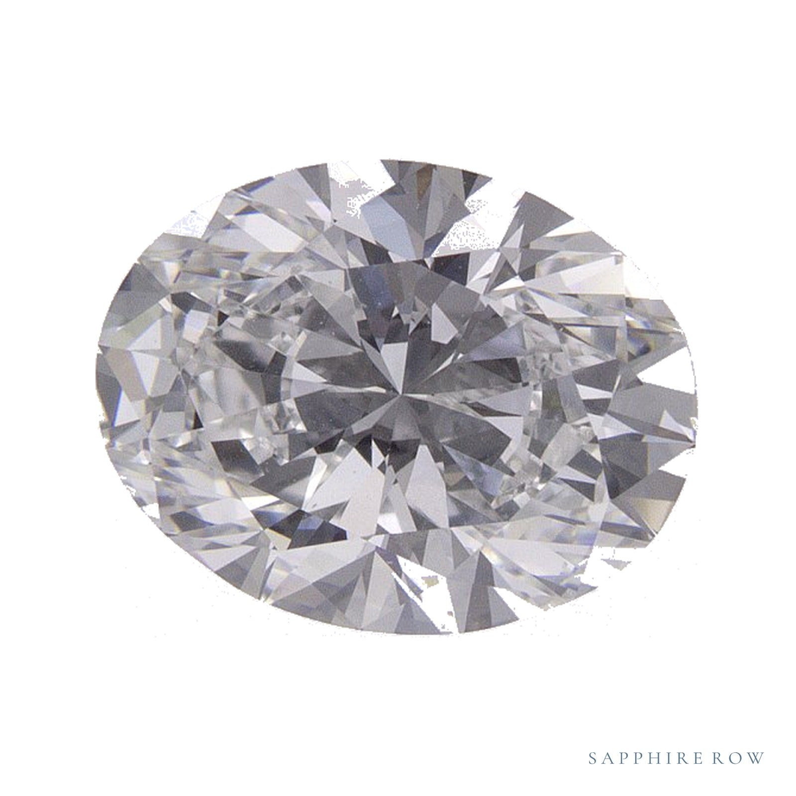 1.86 ct Oval Lab-Grown Diamond – D VS1 — Sapphire Row · cut · cut3 · cut4