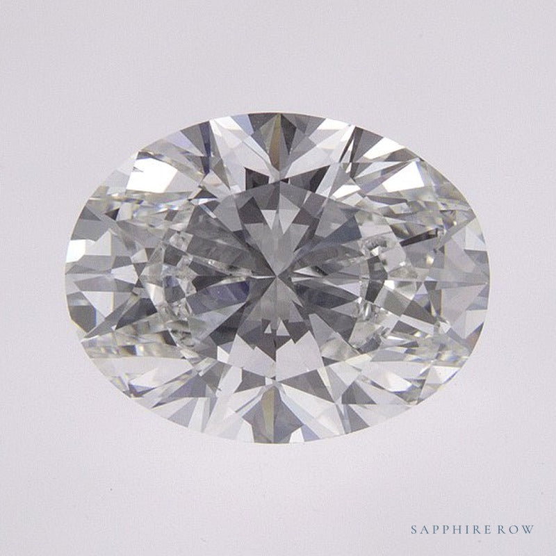 1.86 ct lab-grown diamond, oval cut | Sapphire Row · cut6