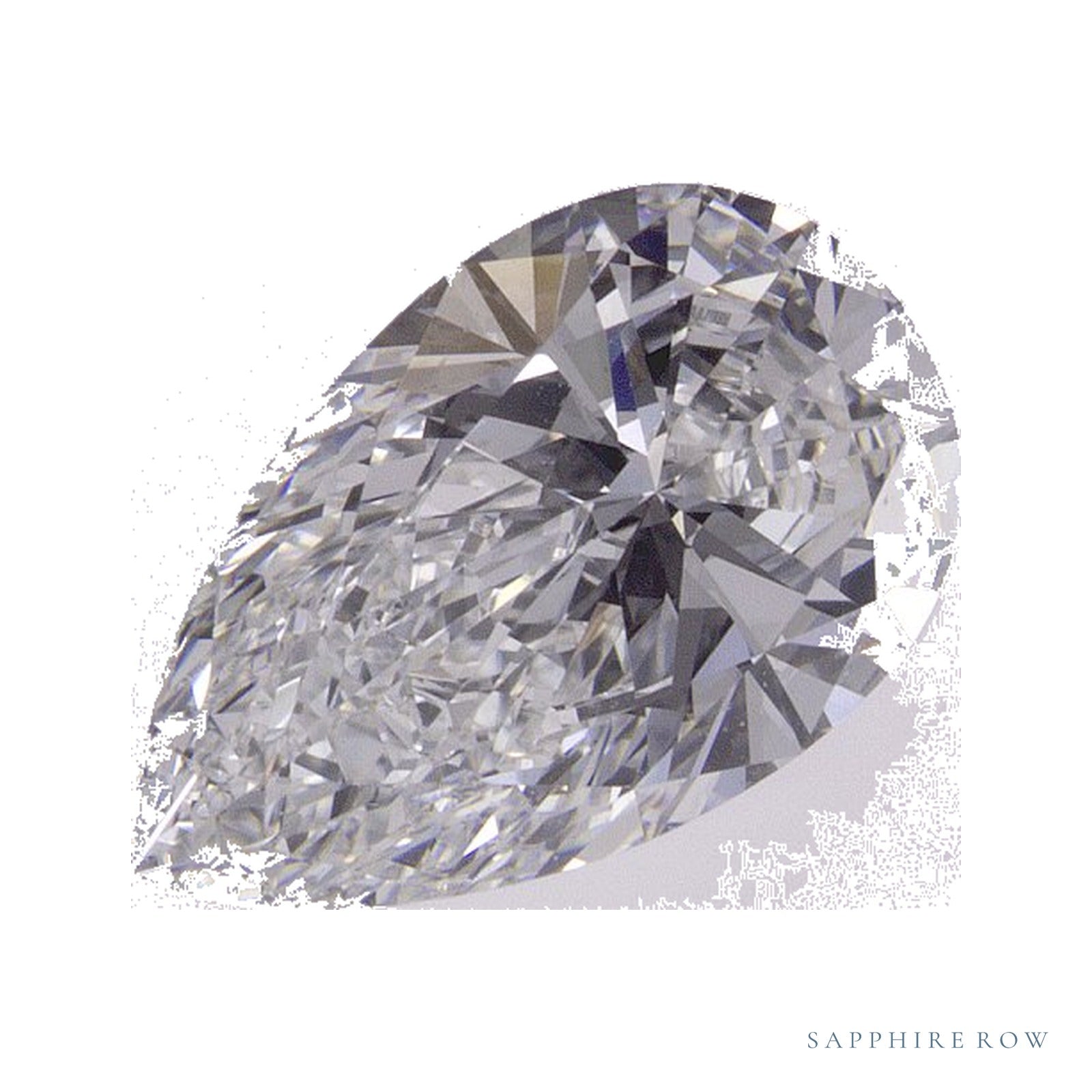 1.86 ct lab-grown diamond, pear cut | Sapphire Row · cut4