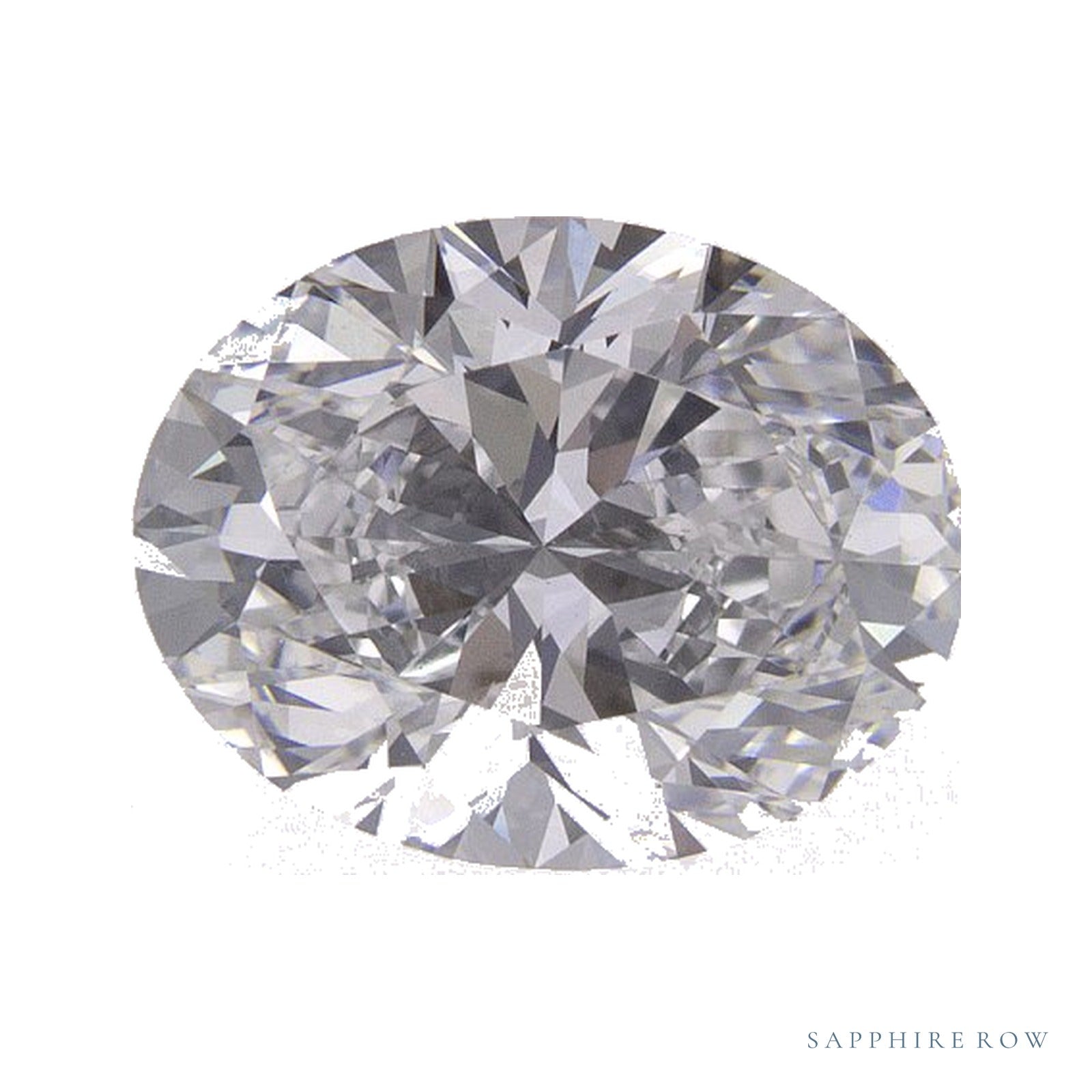 1.85 ct lab-grown diamond, oval cut | Sapphire Row · cut4