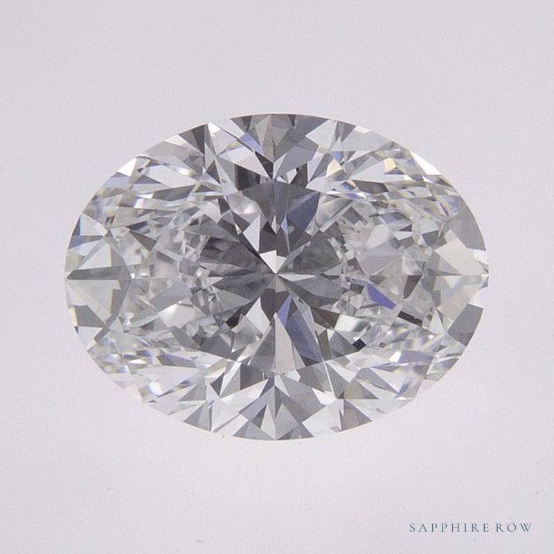 1.85 ct lab-grown diamond, oval cut | Sapphire Row · cut6