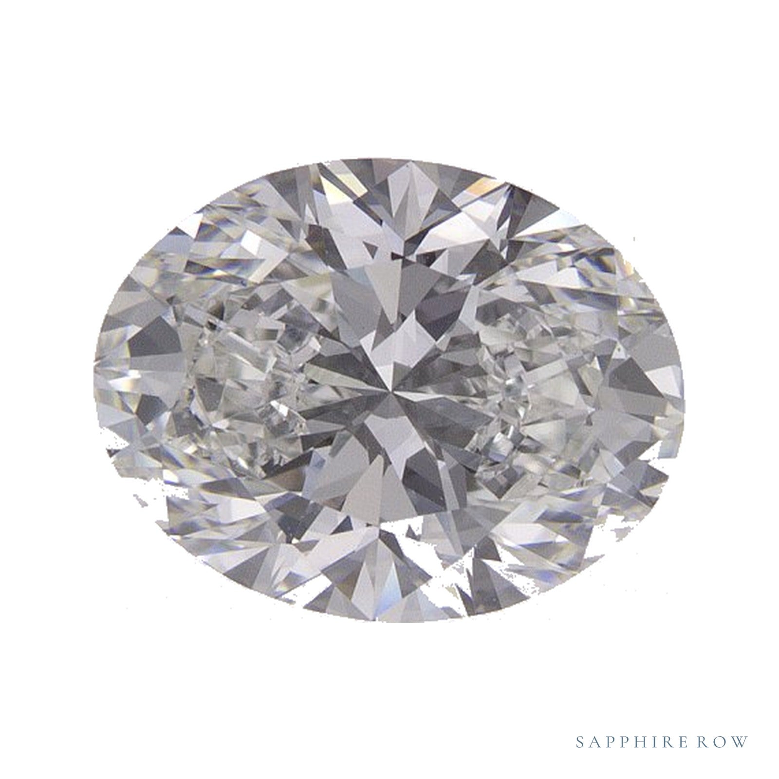 1.85 ct Oval Lab-Grown Diamond – F VVS2 — Sapphire Row · cut · cut3 · cut4