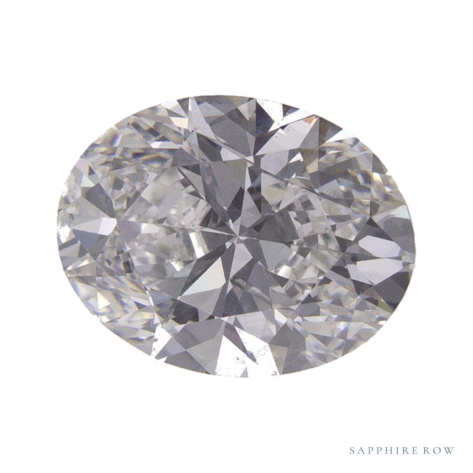 1.84 ct Oval Lab-Grown Diamond – E VVS2 — Sapphire Row · cut · cut3 · cut4