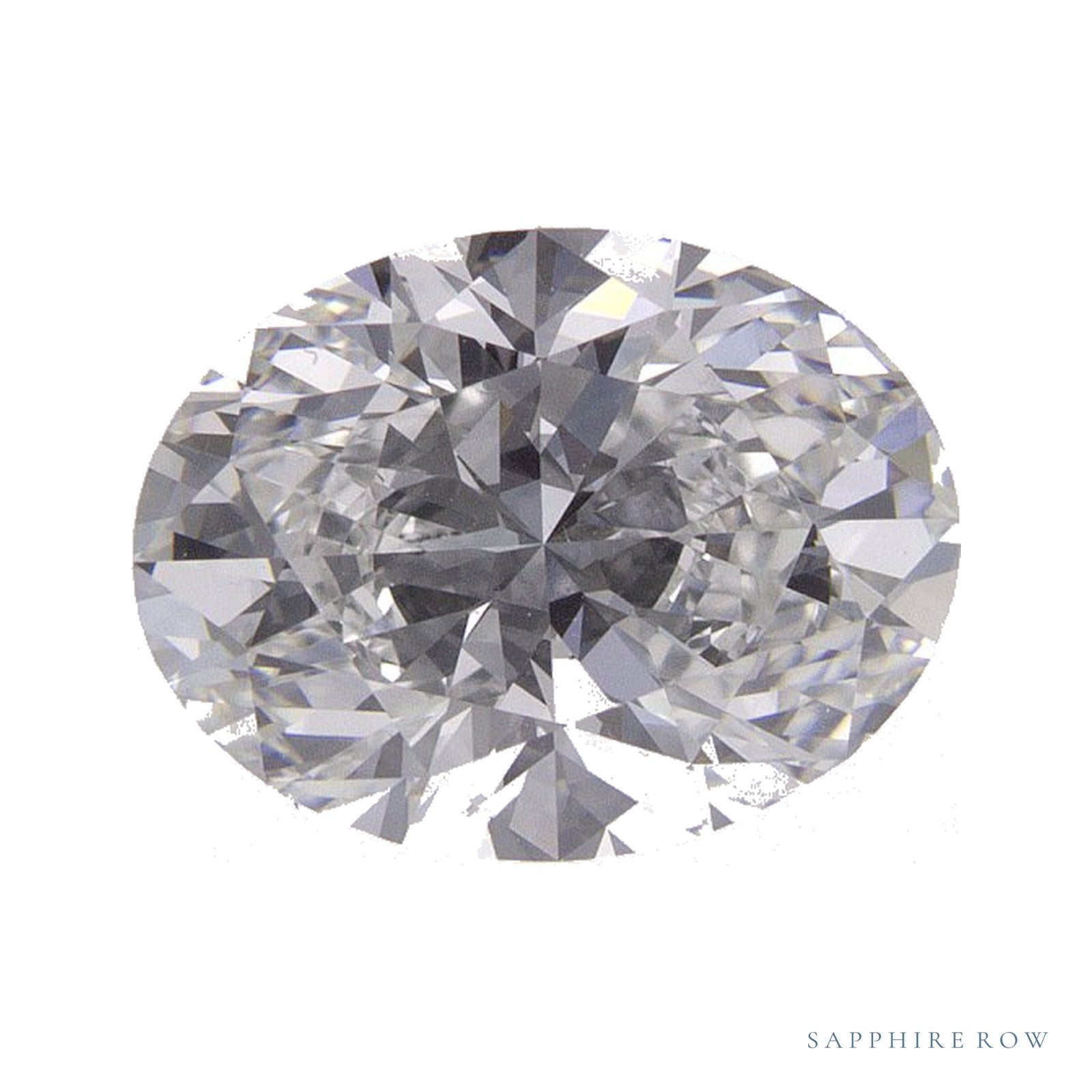 1.84 ct Oval Lab-Grown Diamond – E VVS2 — Sapphire Row · cut · cut3 · cut4