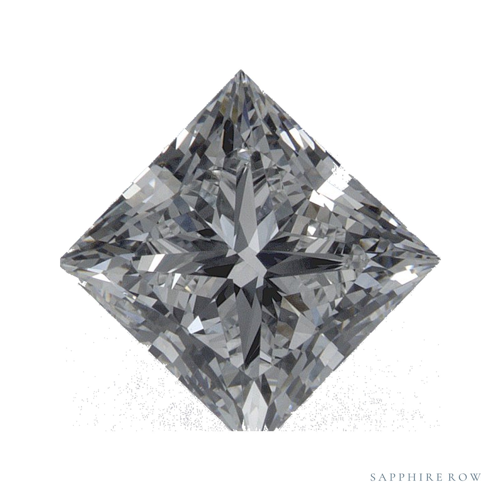 1.84 ct lab-grown diamond, square cut | Sapphire Row · cut4